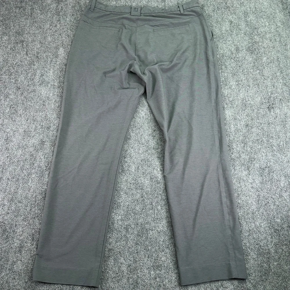 FJ FootJoy Pants Mens 38x30 Grey‎ Performance Golf Stretch Poly Spandex